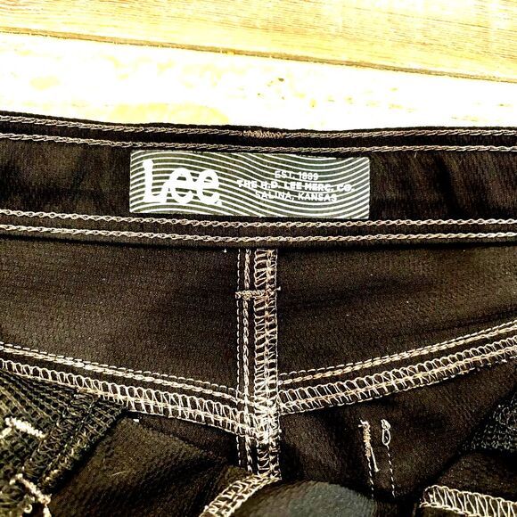 Lee Dungarees Shorts Boys Size 7 Black - Picture 4 of 15